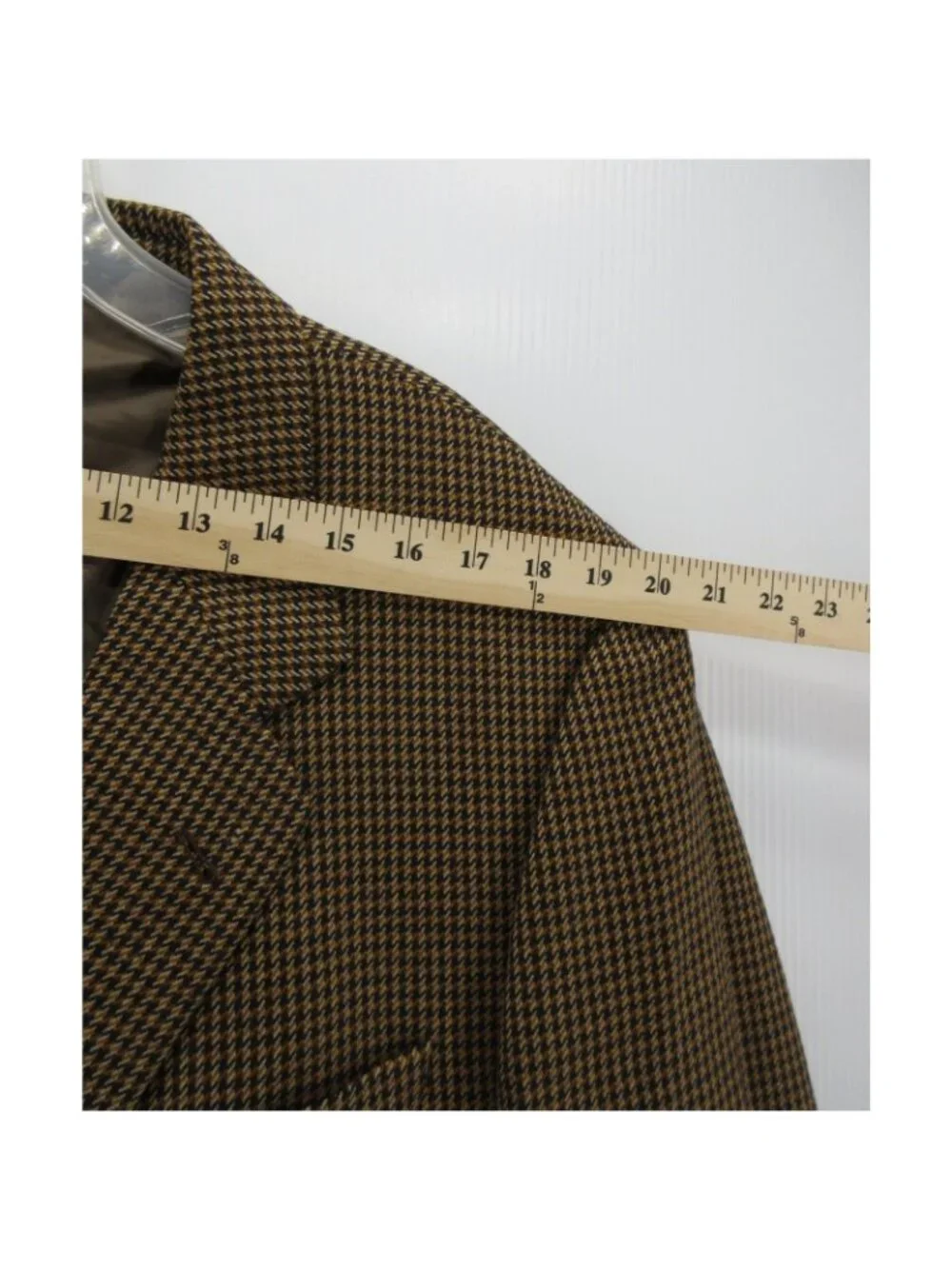 VTG Sport Coat 46 S Ermenegildo Zegna Cloth Blazer Tweed Houndstooth